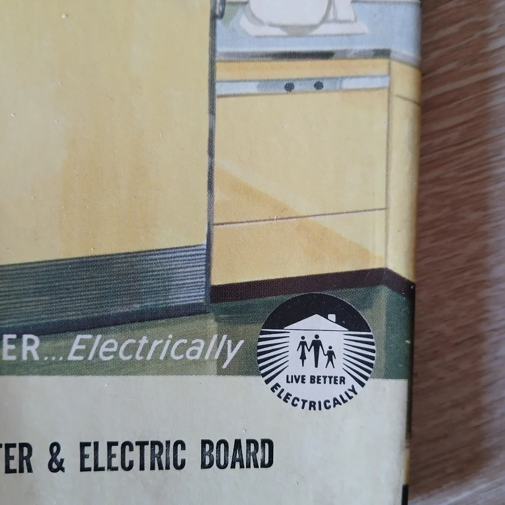Vintage 60's Cook Book 'Electric Cook Book' Paperback Marguerite Fenner